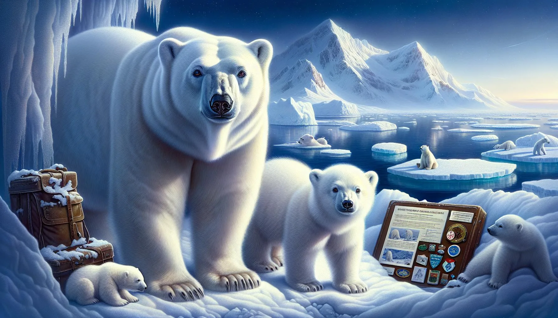 ¿De qué color son los osos polares? Aprende y protege su hábitat.